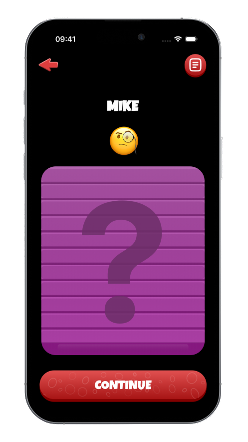 Impostor View - Secret Card with Question Mark